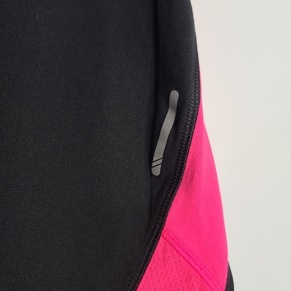 CHAMPION NWT High Performance Black & Pink Leggings w/ Drawstring Waistband L - Picture 13 of 14